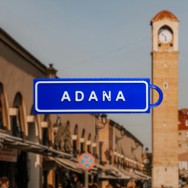 Memleketim Adana Tabela Anahtarlık (4)